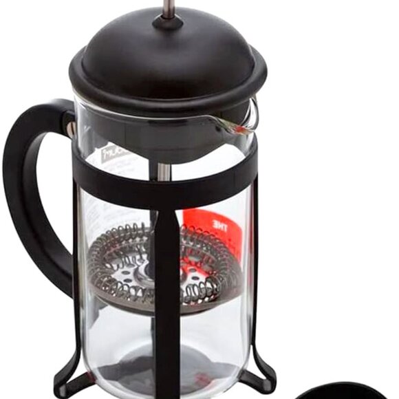 Other - 34oz Java French Press Coffee Maker, High-Heat Borosilicate Glass, Black